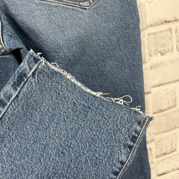 Good American Good Vintage Frayed Hem in Indigo116 Sz 2/26 NEW - Picture 13 of 16